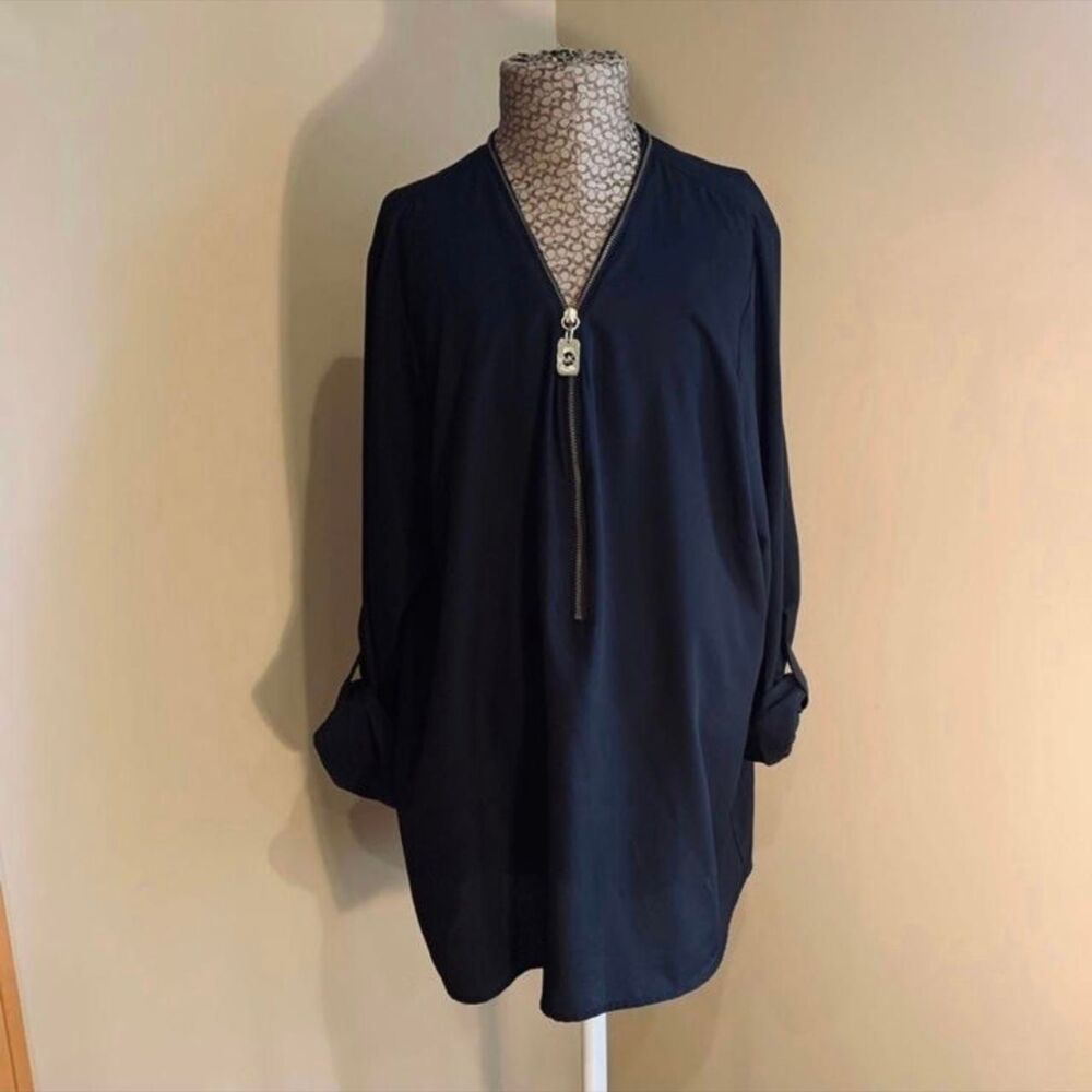 Michael-Michael-kors Women's Black Blouse Size Medium